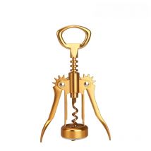 Dark Gold Wine Opener Wing Corkscrews with Beer Bottle Opener Stooper and Bag in Gift Box for Kitchen Accessories Gift Idea