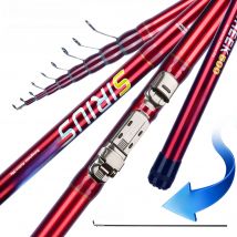 Felenhai Telescopic Bolognese Fishing Rod 4.0/4.5/5/5.5/6/6.5m T800 Carbon Travel Ultralight Spinning Float 30g Trout Bolo Pole