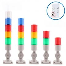 45mm Diameter 24v DC 220v Steady Light LED Signal Tower Light Multi-Layers Stack Alarm lights Warning For Industrial Machine