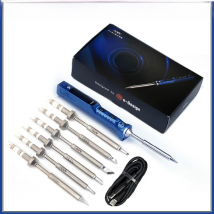 Original TS101 Electric Soldering Iron Adjustable Temperature USB Portable Digital Welding Station 65W Mini TS100 Upgraded