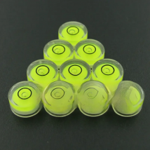 HACCURY (100pieces/lot) High Accuracy Spirit Level of Beads Mini Bubble Level Tools Horizontal Instrument diameter 12mm 15mm