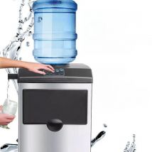 Freestanding Ice Machine Stainless Steel Undercounter Ice Machine With Storage