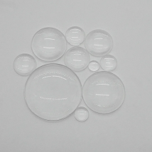 8mm 10mm 12mm 14mm 16mm 18mm 20mm 25mm 30mm 40mm round transparent Clear Glass Cabochon for DIY Pendant Jewelry Making