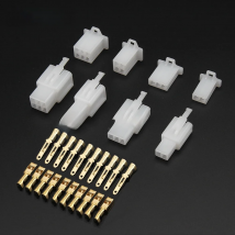 10 Sets 2.8mm connector1/2/3/4/6 Pin Electrical Wire Connector Male Female Cable Terminal Plug Kits Cars Motorcycles