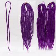 Qp hair Double Dreadlocks Braids Synthetic Hair Braiding Hair Extensions Twist Braids Darling Soft Dread Kanekalon