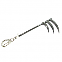 Bsarai Akatsuki ninja of Yugakure Hidan 10.5cm/4.1in Cosplay Sickle Model Key Chain Ring