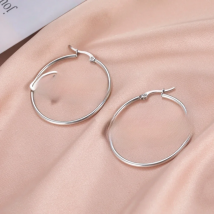 Cazador Personalized Name Earrings for Women Custom Nameplate Stainless Steel Gold Color Big Hoops Jewelry Christmas Gift 2025