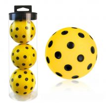 Silent Pickleball Balls Quiet Foam Pickleballs Practice Balls with Exact Real Ball Bounce Soft PU Pickleball Ball for Indoor Use