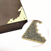 Box Corner Brackets Iron Decoration For Jewelry Foot Leg Bat Crafts Gift Wine Wooden Box Case Antique Decorative Protector