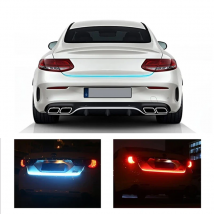 LED Trunk Light Strip 12V 120cm IP67 Car Styling Decoration Turn Signal Lights Auto Rear Warning Lamp