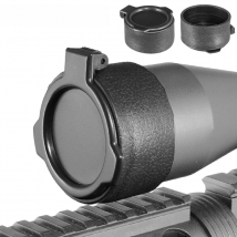 Fire Wolf Rifle Scope Cover Quick Flip Spring Up Open Lens Cover Cap Eye Protect Objective Cap for Caliber 20 Sizes