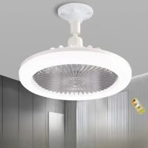 Rotatable 3in1 Ceiling Fan with Remote Control Lighting Lamp E27 Converter Base Lighting Base Bedroom Living Room Miflame