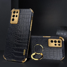 S25 Ultra Case ZROTEVE Crocodile Pattern Leather Cover For Samsung Galaxy S25 Edge S24 S23 FE S22 S21 Plus S24+ S25+ Phone Cases