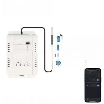 Tuya Smart  Temperature Switch 16A 3000W with Energy Consumption Monitoring RF433 Intelligent Thermostat Compatible with Alexa