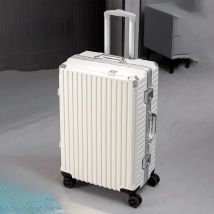 Trolley Luggage 20 24 26 28" Aluminum Frame Rolling Luggage Case USB Travel Suitcase on Wheels Combination Lock Carry on Luggage