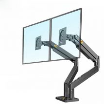 NB G32 Aluminum Alloy 22"-32" Dual LCD LED Monitor Mount Gas Spring Arm Full Motion Monitor Holder Support Load 3-15 kgs Each
