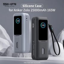 Nuova custodia protettiva antiurto in silicone ecologico SIKAI per power bank Anker Zolo 2in1 165W