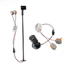 etrnLED Mini LED Spotlights Ceiling Down Light 110V 220V DC12V 24V Surface Mounted Spots Cabinet Counter Jewelry Showcase 1W 3W