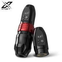 Xnet Titan 2024 Kabelloser Tattoo-Maschinen-Rotationsstift mit extra 38-mm-Griff, kernlosem Motor, digitales LCD-Display für Künstlerkörper