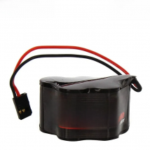 High-Capacity NiMH 6V 1600mAh 5-Cell Hump Receiver Rechargeable Replacement Battery Fits most popular RC Models