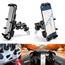 For Yamaha YZF R1 2002-2017 R6 2006-2017 R1M 2007 2008 Phone Holder In Fork Stem Mount Bracket Motorcycle Navigation Bracket