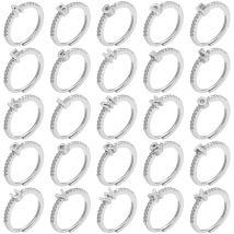 ZHUKOU A-Z Letter silver Color Adjustable Opening Ring For Women Initials Name Alphabet Creative Finger Ring wholesale VJ362
