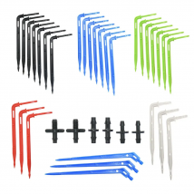 Bend Arrow Dripper 1/8'' 1/4" Micro Drip Irrigation Kit Emitter 3/5mm 4/7mm Hose Garden Watering Saving Dropper Greenhouse