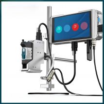 Phezer PW1 12.7/25.4mm Online Inkjet Printer Multiple languages Label Printer QR Bar Batch Code Date Number Logo Expiry Date