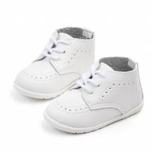 Baby Retro Leather Shoes Boy Girl Shoes Toddler Rubber Sole Anti-slip First Walkers Newborn Infant Moccasins Baby Crib Shoes