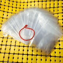 11* White Thick Mini Ziplock Bag 100pcs/pack, Clear Big to Small ZIP Bag Plastic Sealed Bags Waterproof, Jewelry Packing Display