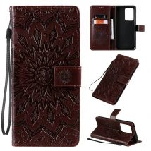 Emboss Leather Case for Coque Samsung S25 S24 Ultra S 23 FE Flip Case Samsung Galaxy Note 10 Lite S 20 Plus S22 S23 S20 FE S21
