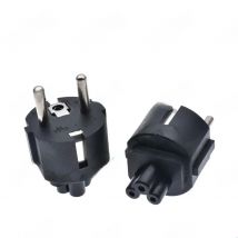 EU CEE7 Power Cable plug adapter EU PLug to IEC320 C5 Clover Leaf adapter plug for laptop charger,Schuko plug to desktop adapter