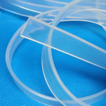 1meter 5X20mm 2mm3mm4mm5mm Food Grade Silicone Rubber Strip Transparent Rubber Sealing Strip