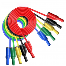 JXSINONE P1050-1 High Quality 4mm Banana Plug Safety Stacked Test Lead Soft Silicone Wire