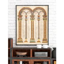 Medieval Theme Illuminated Manuscript Posters Middle Ages Art Prints Vintage Wall Canvas Painting Pictures For Living Room Decor