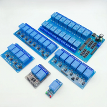 Low Level Trigger Relay Module,5/12/24V,1/2/4/6/8/16 Channels,With Optocoupler Relay Output,Home Intelligent Control Module