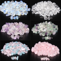 Natural Gem Irregular Rose Quartzs Chip Stone Beads For Jewelry Making 5-8mm Freeform Beads DIY Bracelet Necklace 15.5" Strand