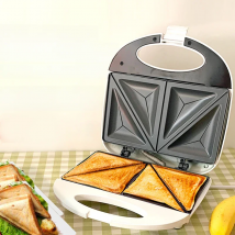 220V Electric Sandwich Maker 750W Fast Heating Breakfast Machine Waffle Maker Break Toaster Multifunction Pancake Baking Machine