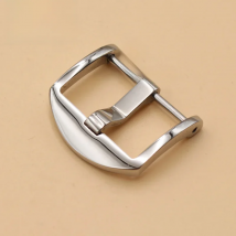 20mm 22mm 24mm Watch Band Buckle Solid 316L Stainless Steel Polished Screw-In Pre-V Clasp Watchbands Blet Accessories For PAM