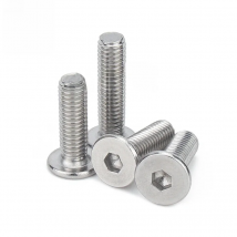 M2 M2.5 M3 M4 M5 M6 M8 A2-70 304 Stainless Steel Ultra Thin Flat Head Hex Hexagon Socket Screw Plain Countersunk Allen Head Bolt