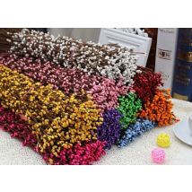 100pcs Artificial 40cm Pretty Pip Berry Rattan Stem For Foral Arrangemanet Bracelet Wreath Wedding Flower Candy Box Decoration