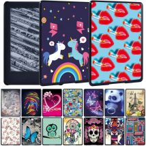 Cover for Kindle Paperwhite 1/2/3/4/Kindle 10th 2019/8th Gen 2016 Oldimage Pattern Tablet Plastic Ultrathin Hard Back Shell Case