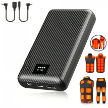 Powerbank 30000mAh Portable Heating Mobile Power Supply for Heating Vest Jacket Gloves Electric Heating Equipment DC Power Bank