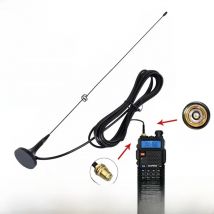 Nagoya UT-106UV Car Ham Radio Magnetic Antenna VHF/UHF Dual Band SMA-Female for Baofeng BF-888S UV-5R/9R/10R/82 Walkie Talkie