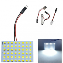 48 SMD Warm white Panel led car T10 BA9S Festoon Dome Interior Lamp lights for w5w c5w t4w led bulbs Auto Lamp 12V