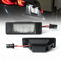 LED License Plate Light For Infiniti Q50 Nissan Qashqai J11 Primera P12 Pathfinder R51 X-Trail T31 Juke F15 Micra Versa Navara