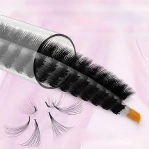 CoMango 600Fans Premade Volume Fan C/D Curl 8-15MM Loose Fan Eyelashes Extension Cat Eye Mega Russian Wispy lash Natural Soft