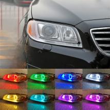 For Volvo S80 V70 XC70 Xenon Headlight BT App RF Remote Control Multi-Color Ultra Bright RGB LED Angel Eyes Kit Halo Rings
