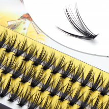 Wholesale 20D/30D/40D Lashes Cluster Eyelash Extension Faux Bunche Individual Makeup Cilias Natural Long Black 3D Volume Effect
