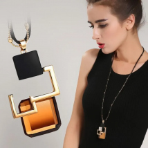 BYSPT Long Necklaces&Pendants for Women Collier Femme Geometric Statement Colar Maxi Fashion Crystal Jewelry Bijoux